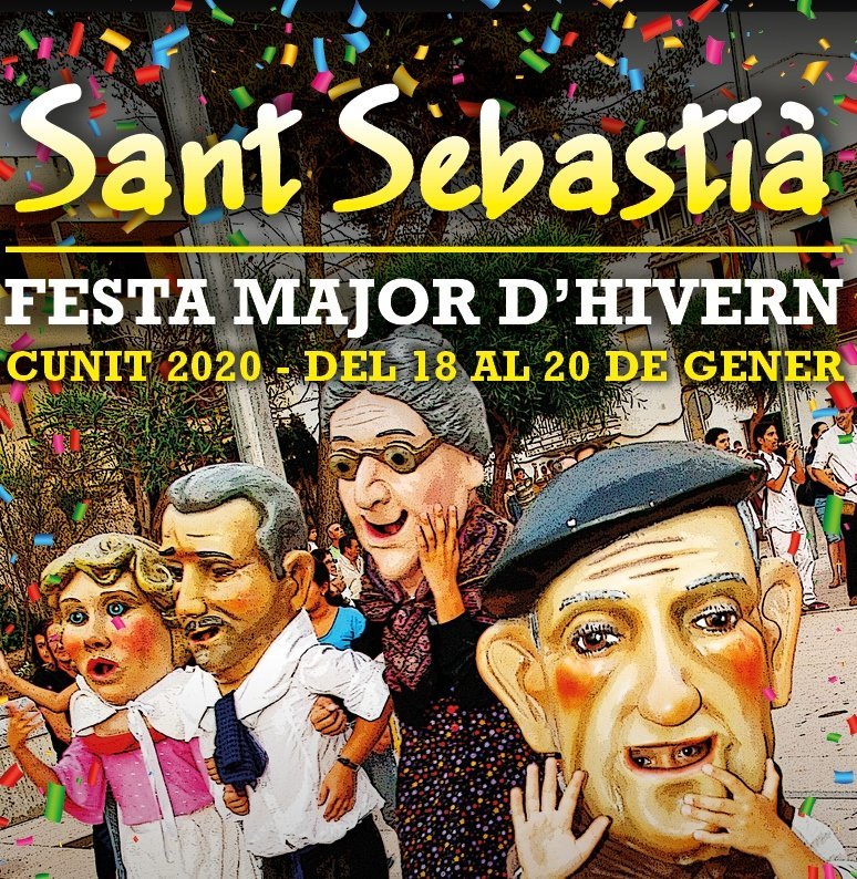 Cunit celebra la Festa Major d’Hivern en honor de Sant Sebastià