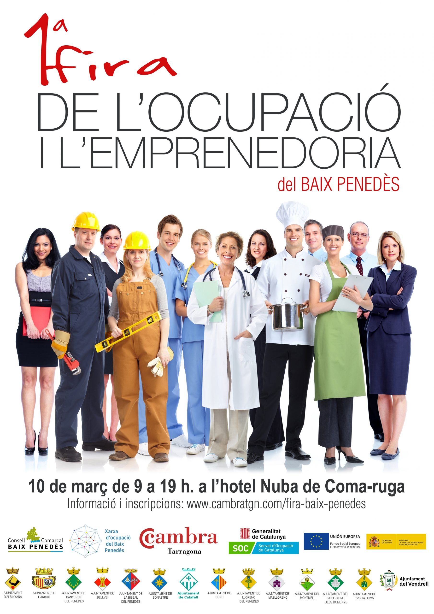 1a Fira de l’Ocupació i l’Emprenedoria del Baix Penedès