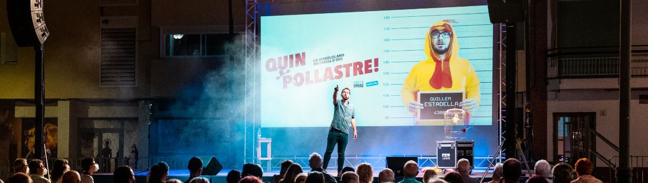 El còmic Guillem Estadella, guanyador als Premis TeatreBarcelona 2021 amb “Quin Pollastre”