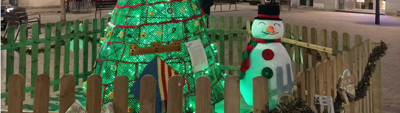 L’arbre de Nadal més cunitenc està fet de ganxet!