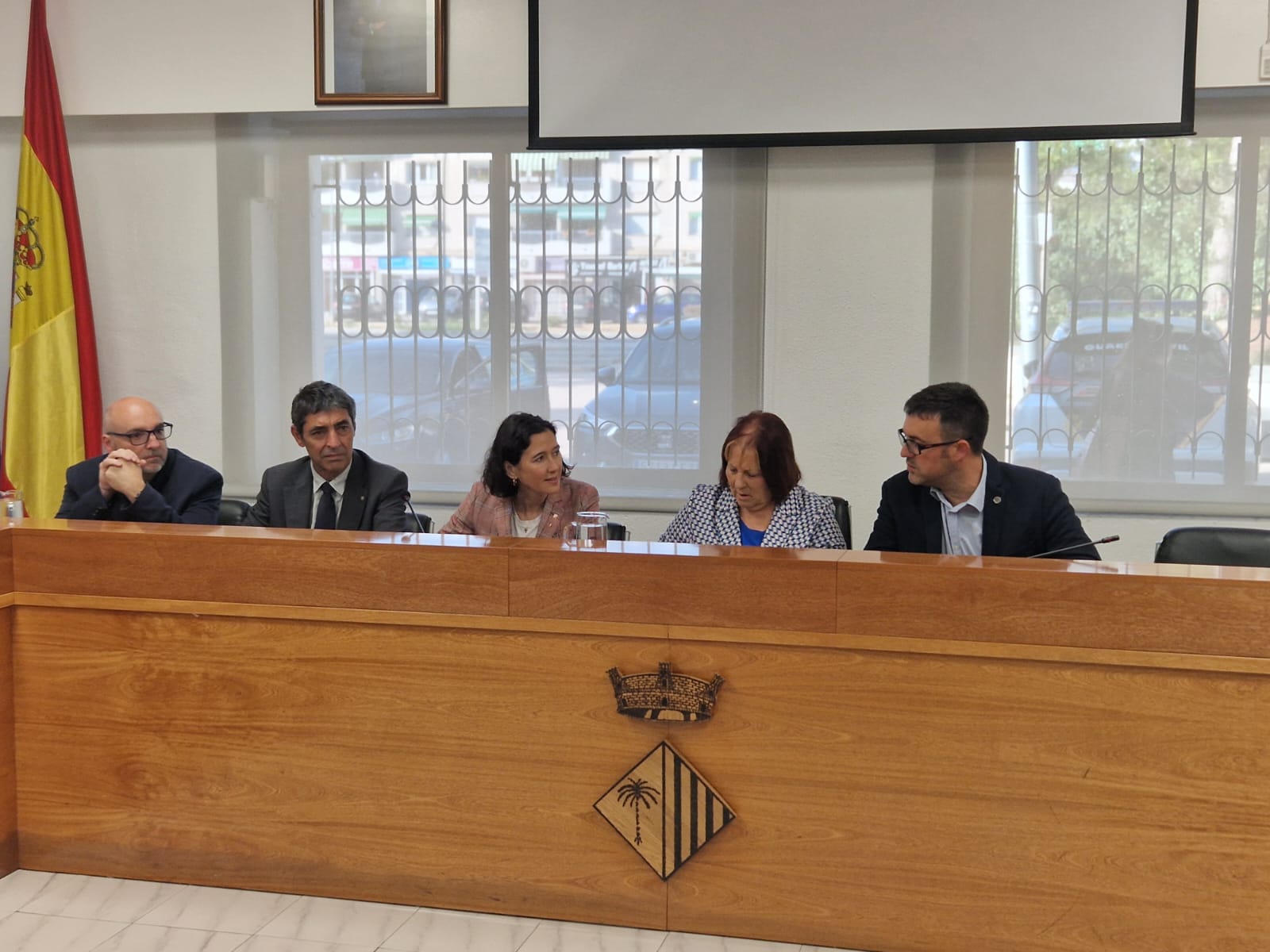 Celebració de la Junta Local de Seguretat de Cunit amb la participació de la consellera d’Interior Núria Parlon