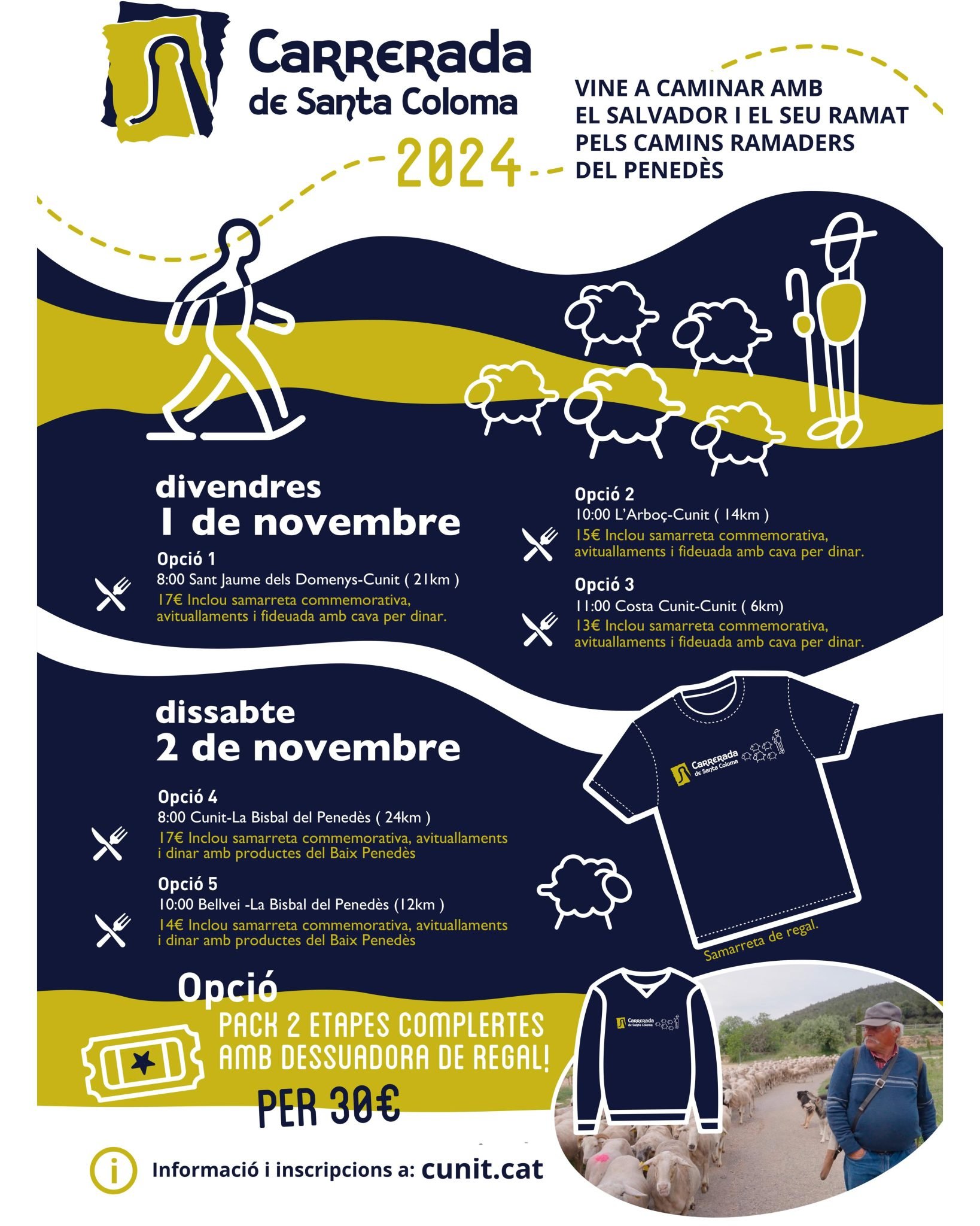 Torna la Carrerada Santa Coloma per l’1 de novembre