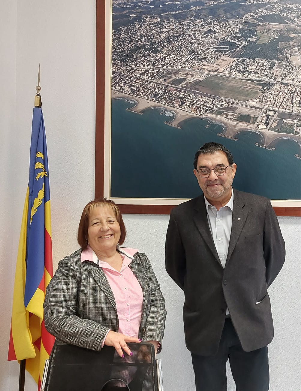 Visita institucional del delegat del Govern al Penedès, Lluís Valls, per abordar les necessitats del municipi