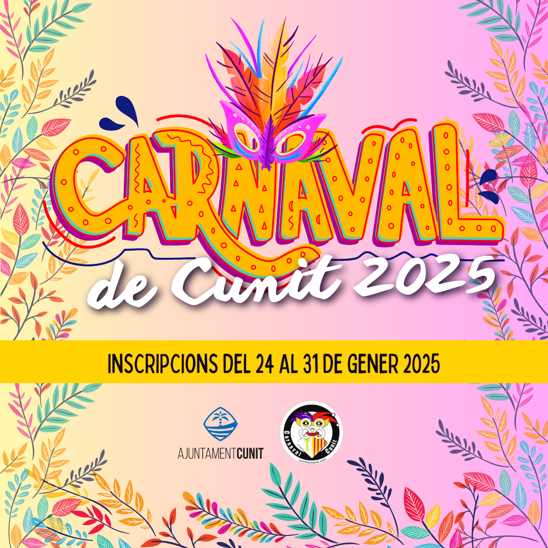 Inscripcions del Carnaval de Cunit 2025