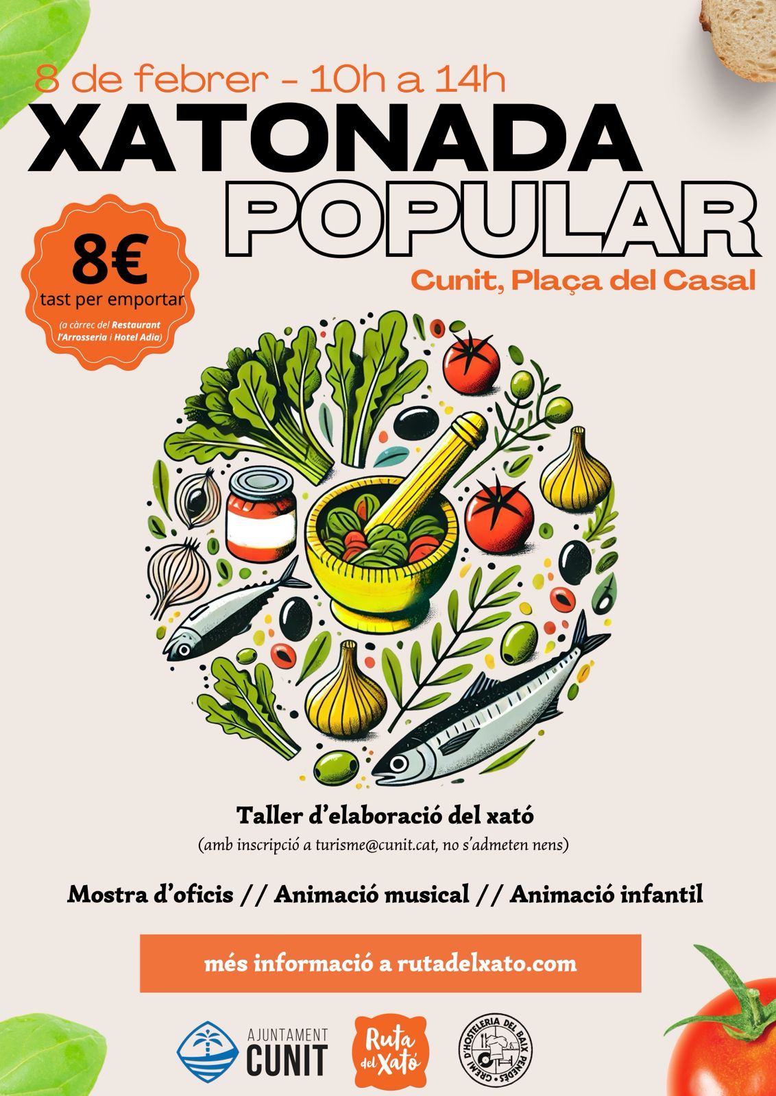 Cunit celebra la Xatonada Popular amb animació i mostres d’oficis