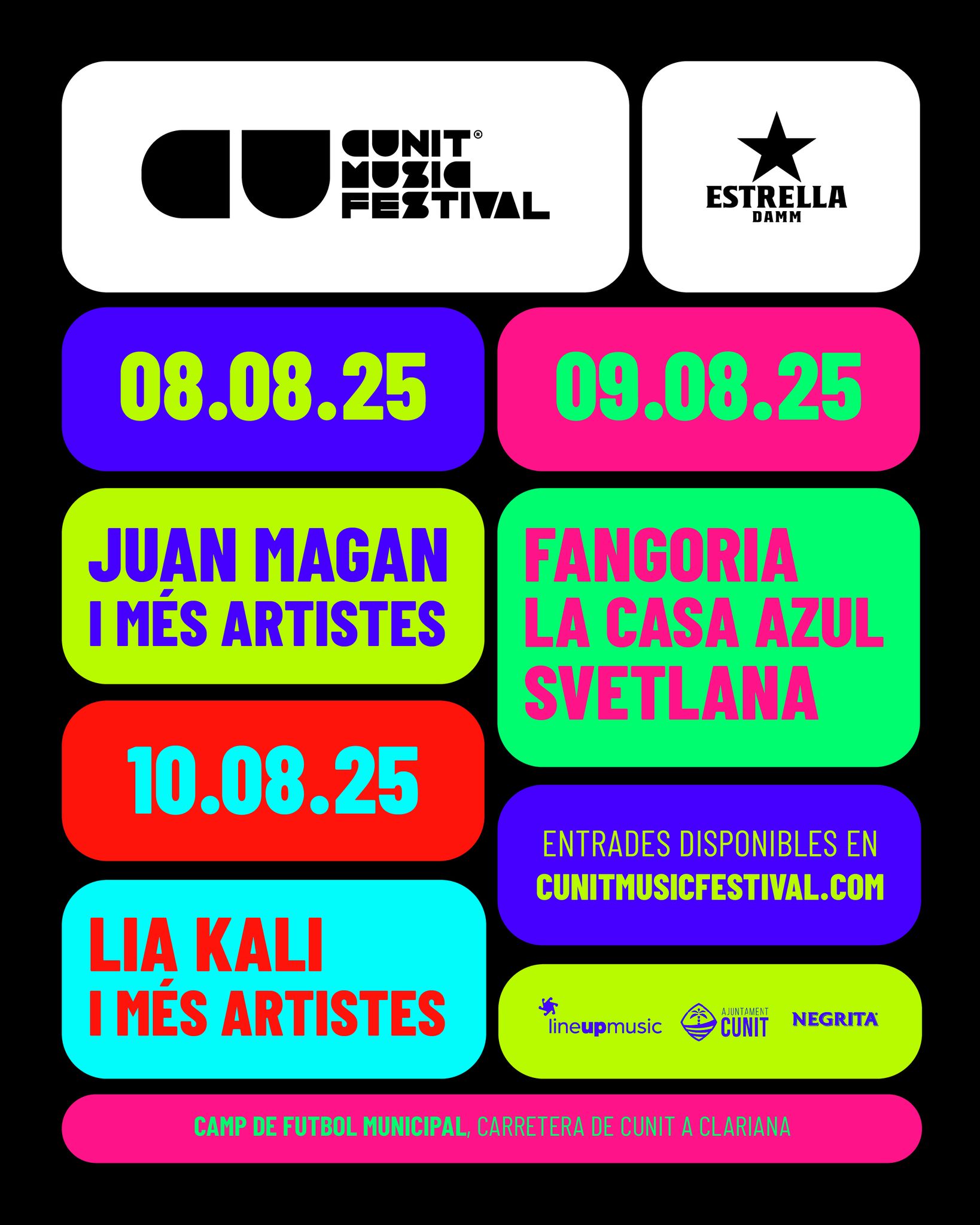 Arriba el segon Cunit Music Festival