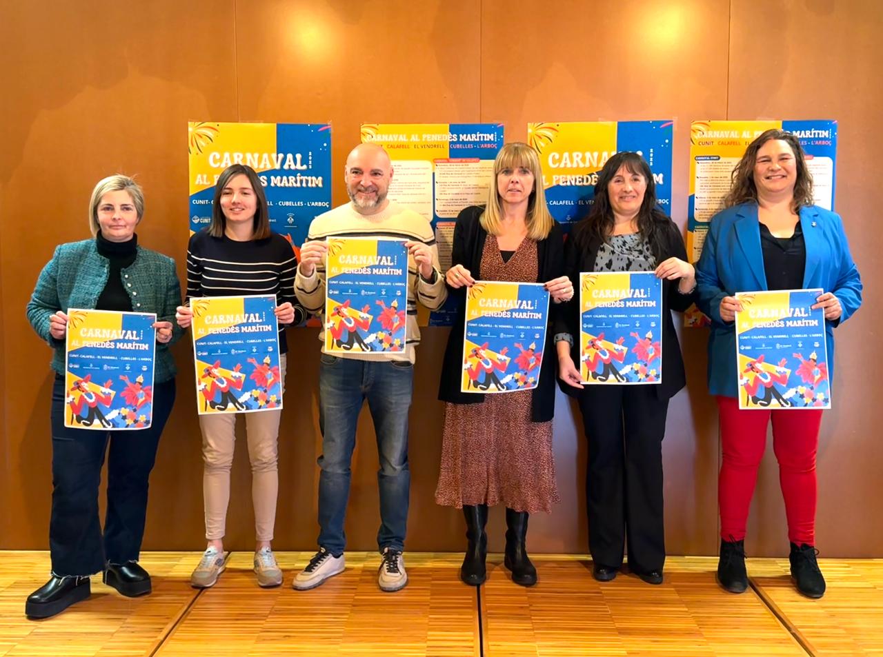 El Penedès Marítim presenta el programa del Carnaval 2025