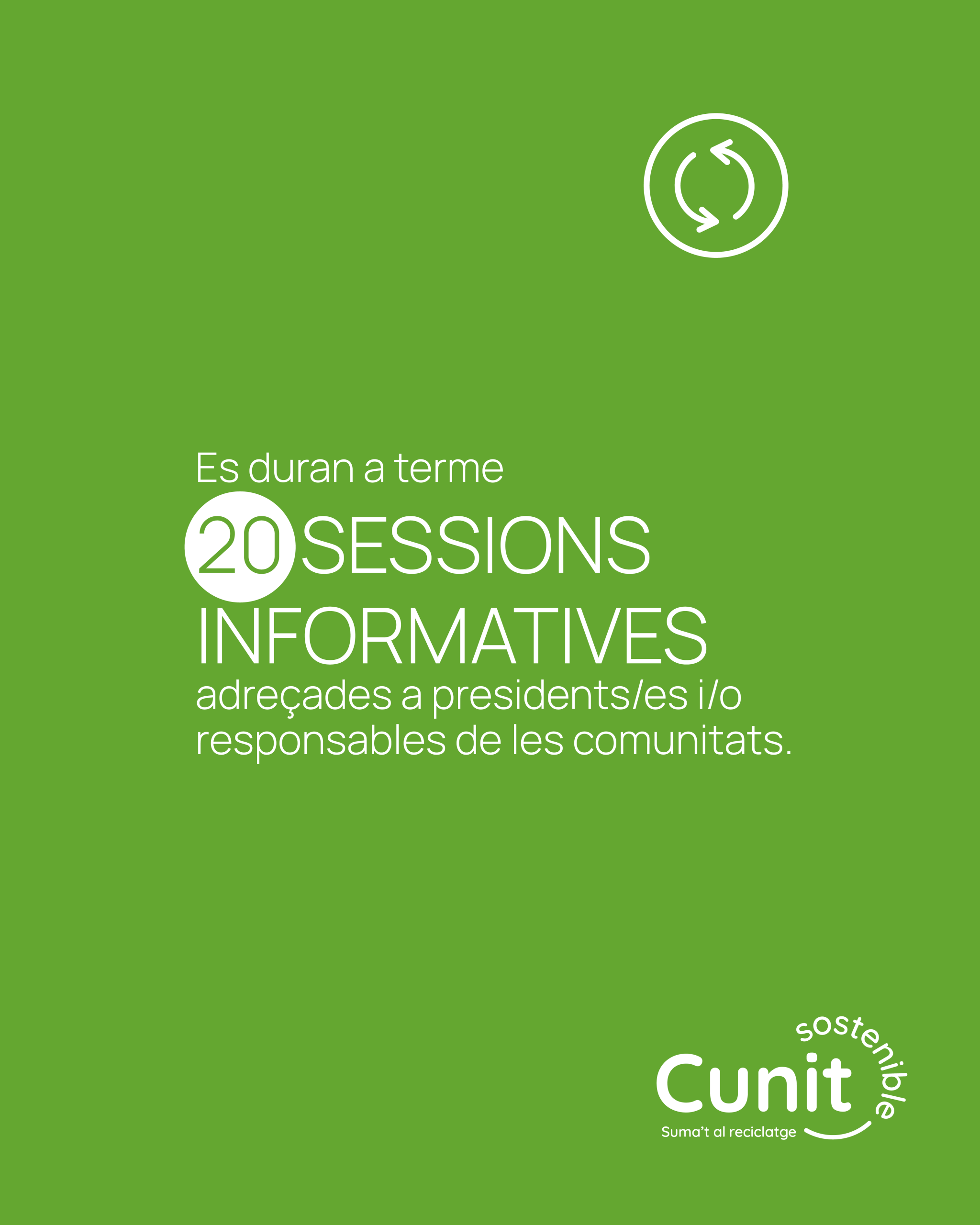 Nova campanya informativa sobre el porta a porta a les comunitats de veïns
