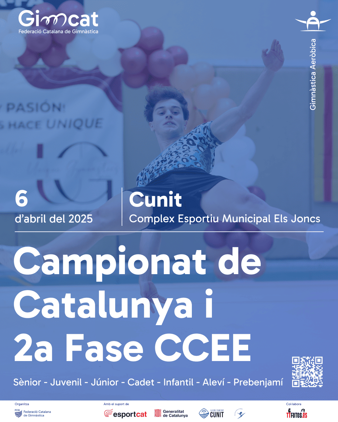 Arriba a Cunit el Campionat de Catalunya i la 2a Fase CCEE de Gimnàstica Aeròbica