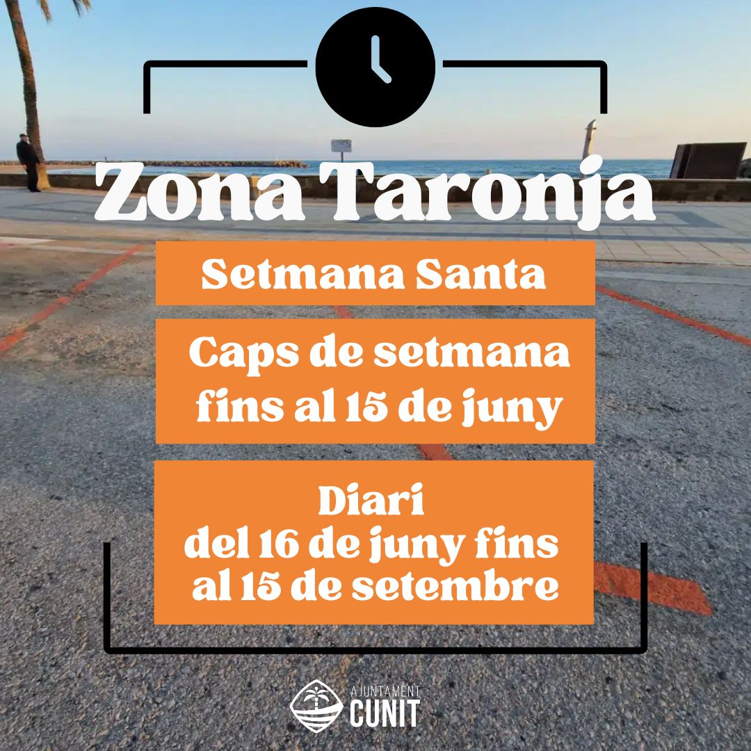 La Zona Taronja es reactiva per Setmana Santa