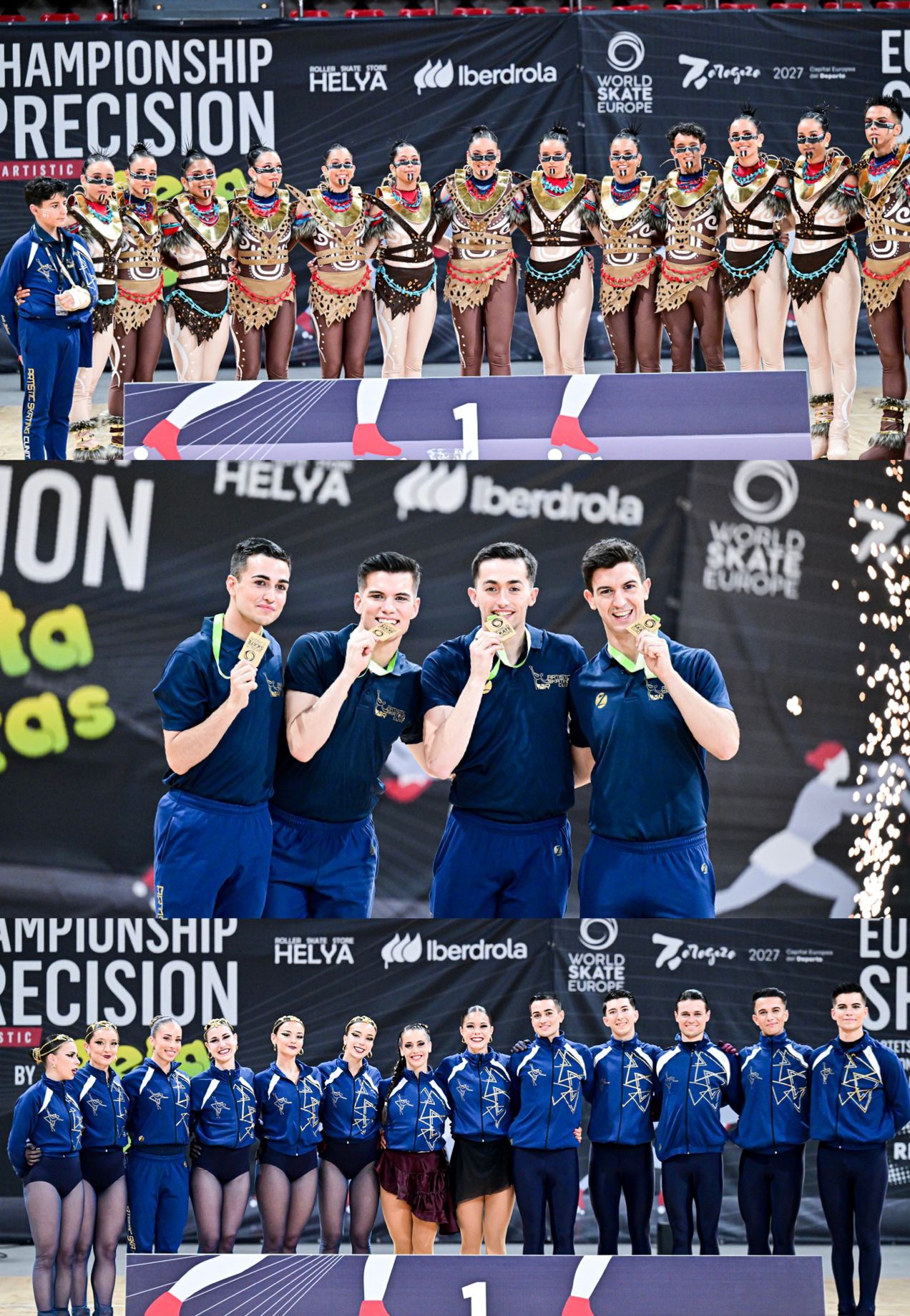 El Club AS Cunit triomfa al Campionat d’Europa amb tres títols en patinatge artístic