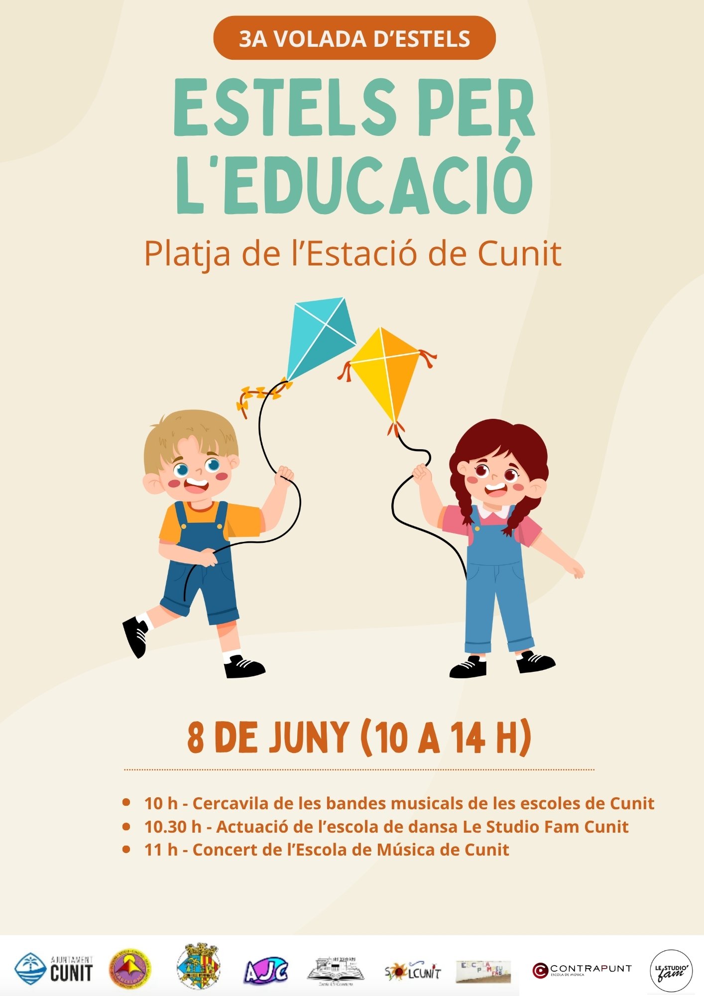 Cunit celebra la 3a Volada d’Estels per l’Educació aquest diumenge 8 de juny