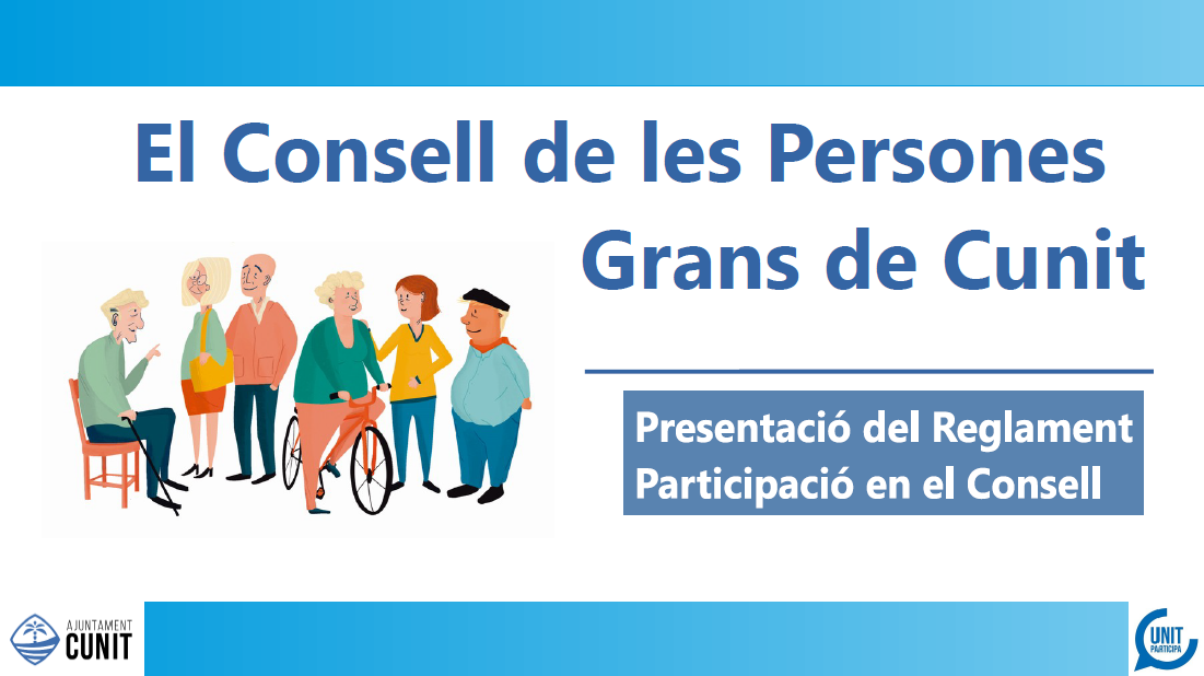 L’Ajuntament presenta el Reglament del Consell de les Persones Grans i anuncia el termini de presentació de sol·licituds per formar-hi part
