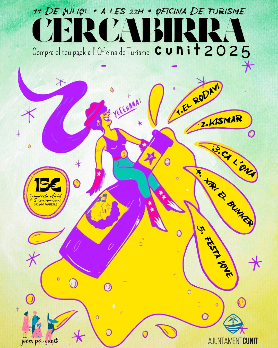 Torna el Cercabirra a Cunit l’11 de juliol!
