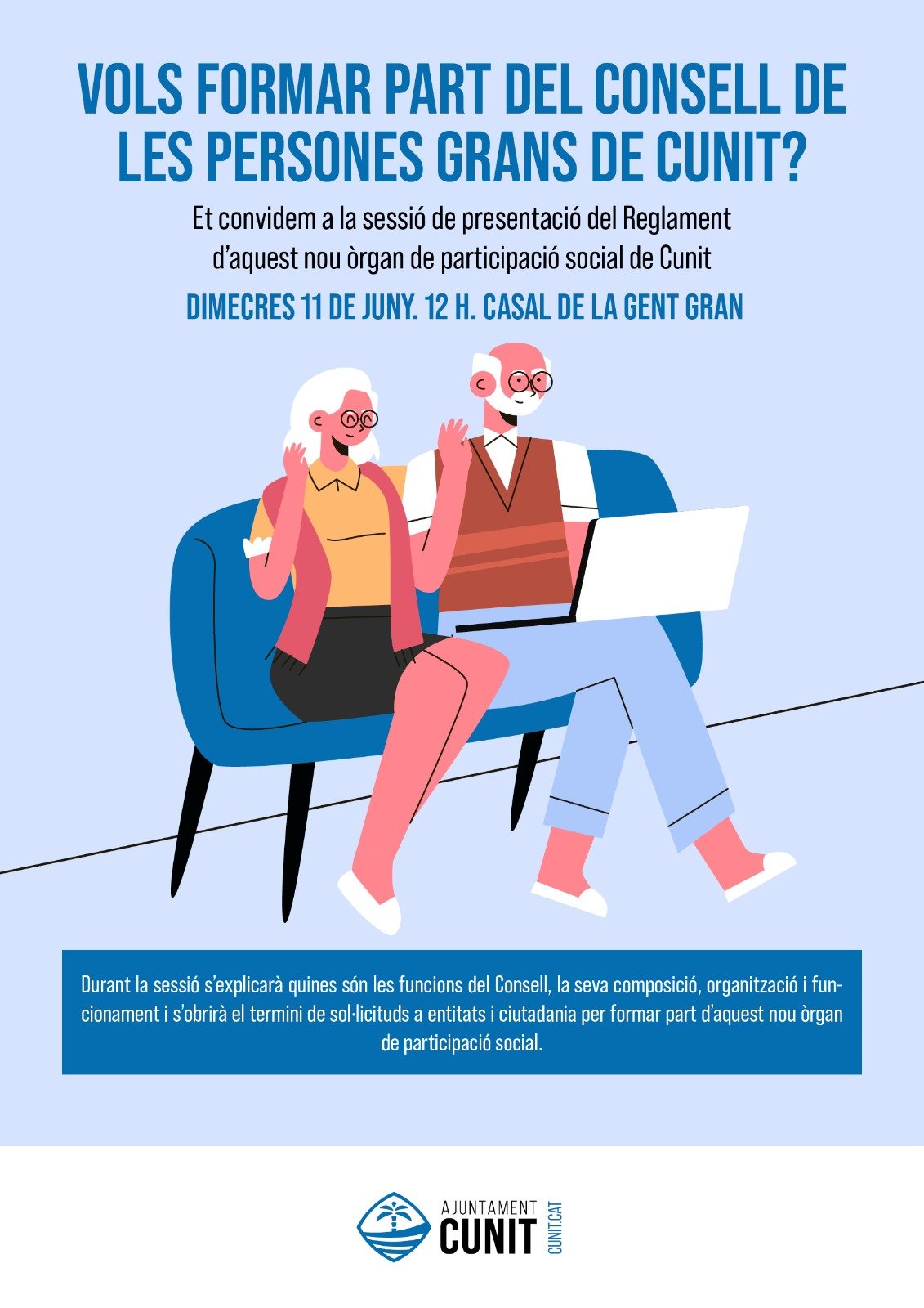 Voleu formar part del Consell de les Persones Grans de Cunit?