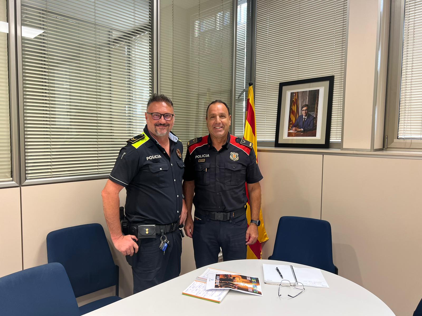 Coordinació policial per a la Festa Major de Cunit i dispositius conjunts d’estiu