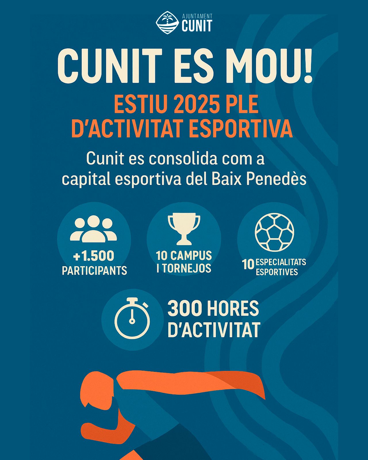 Cunit es posiciona com a model de promoció esportiva a la comarca