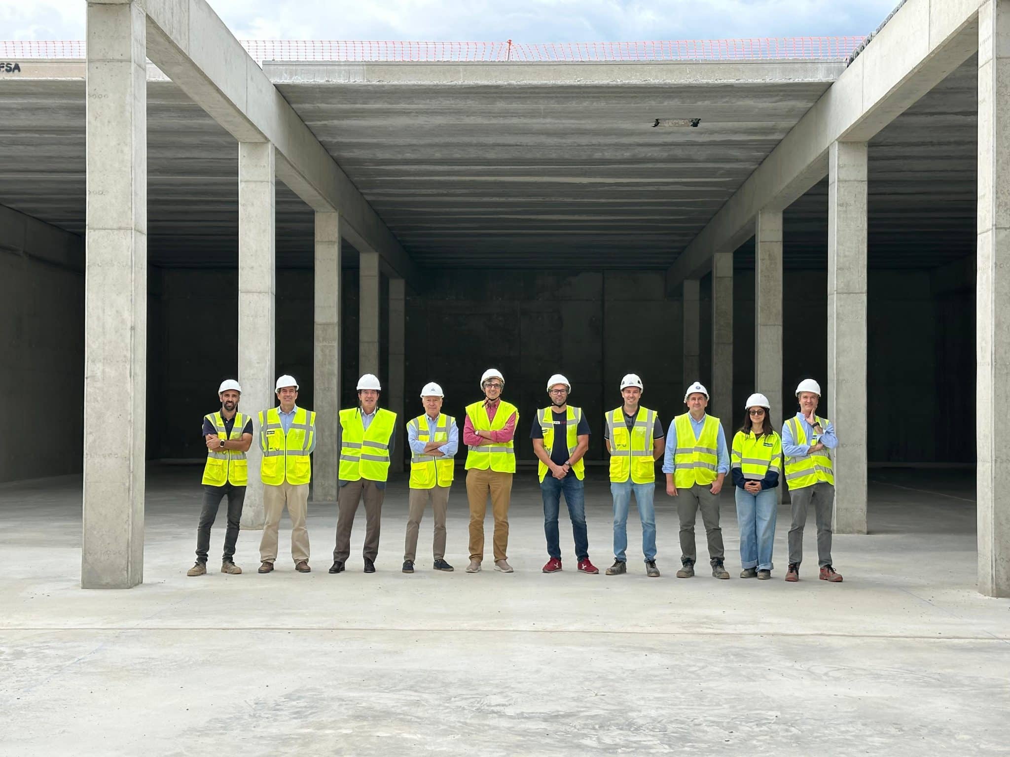 Visita d’obres del nou dipòsit del Consorci d’Aigües de Tarragona