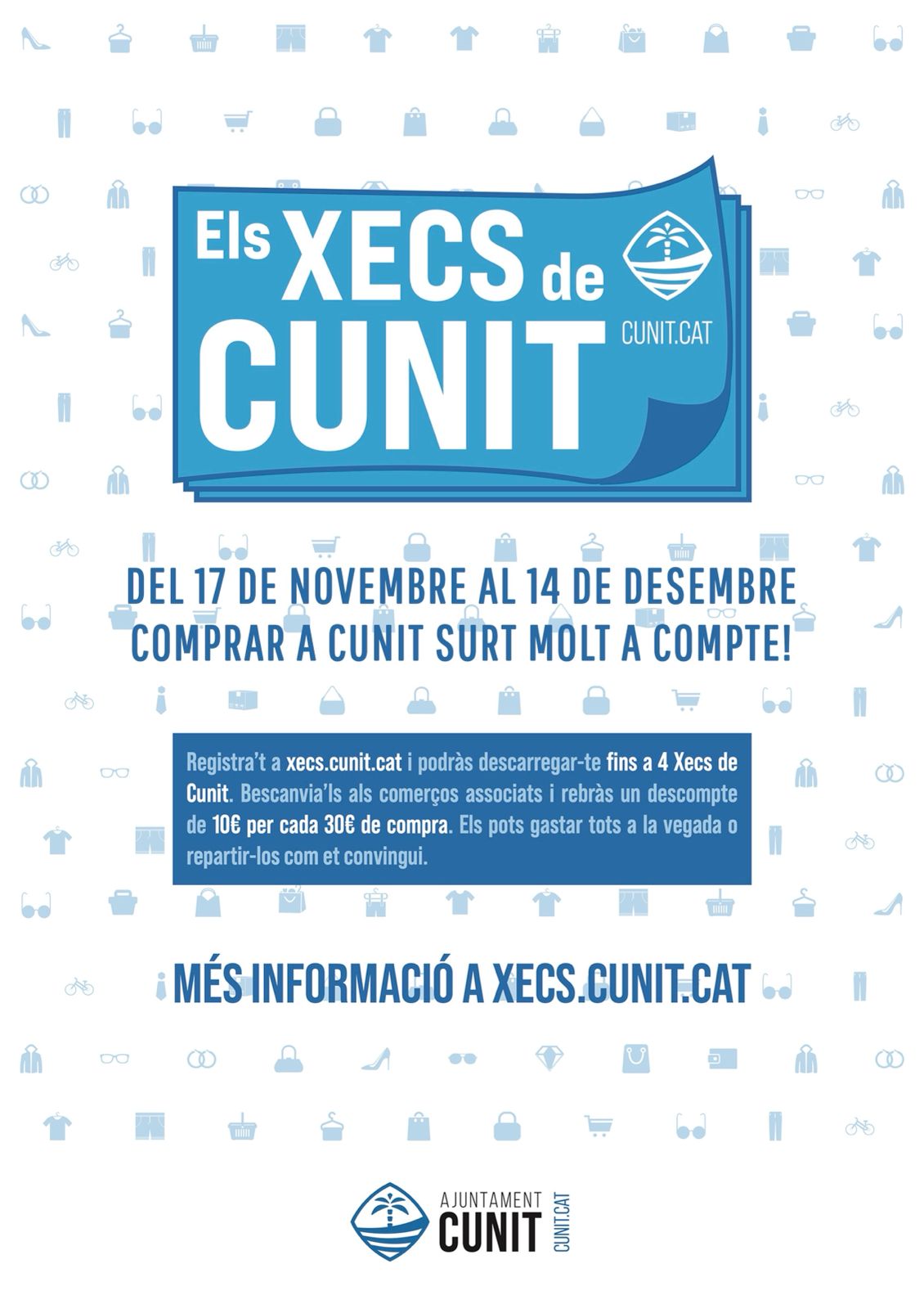 Tornen els Xecs Cunit el 17 de novembre fins al 14 de desembre