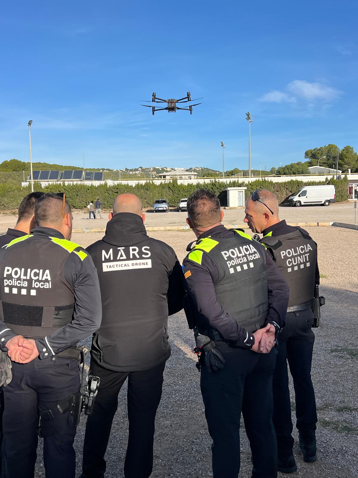 La Policia Local de Cunit enlairarà els seus drons per reforçar la seguretat i la prevenció arreu del municipi