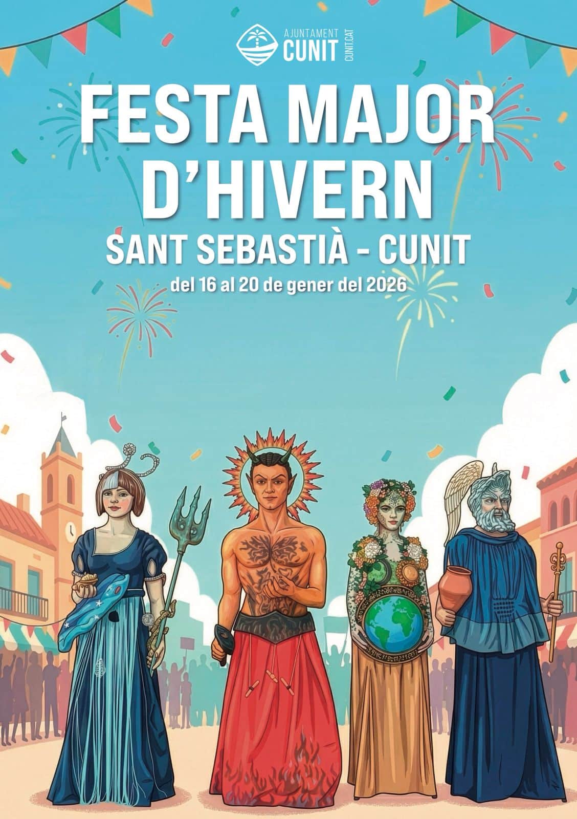 Cunit celebra la Festa Major d’Hivern de Sant Sebastià amb música, cultura popular i activitats per a tots els públics