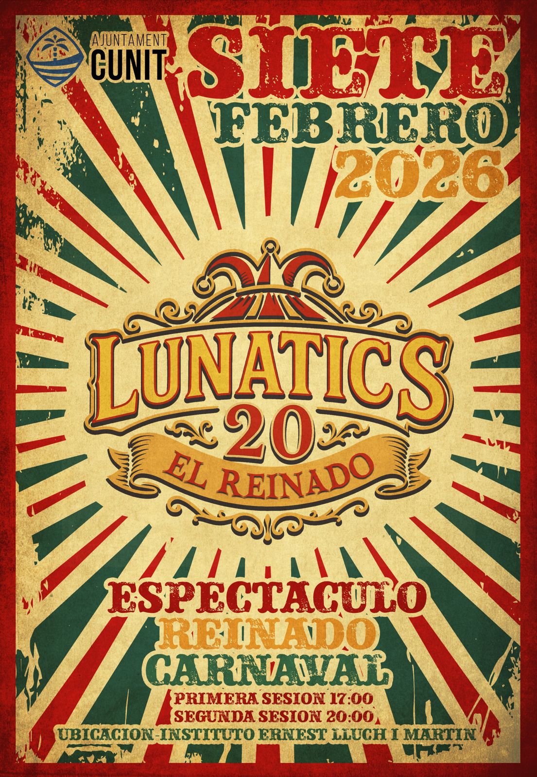 Gala dels Reis del Carnaval Cunit – Lunàtics