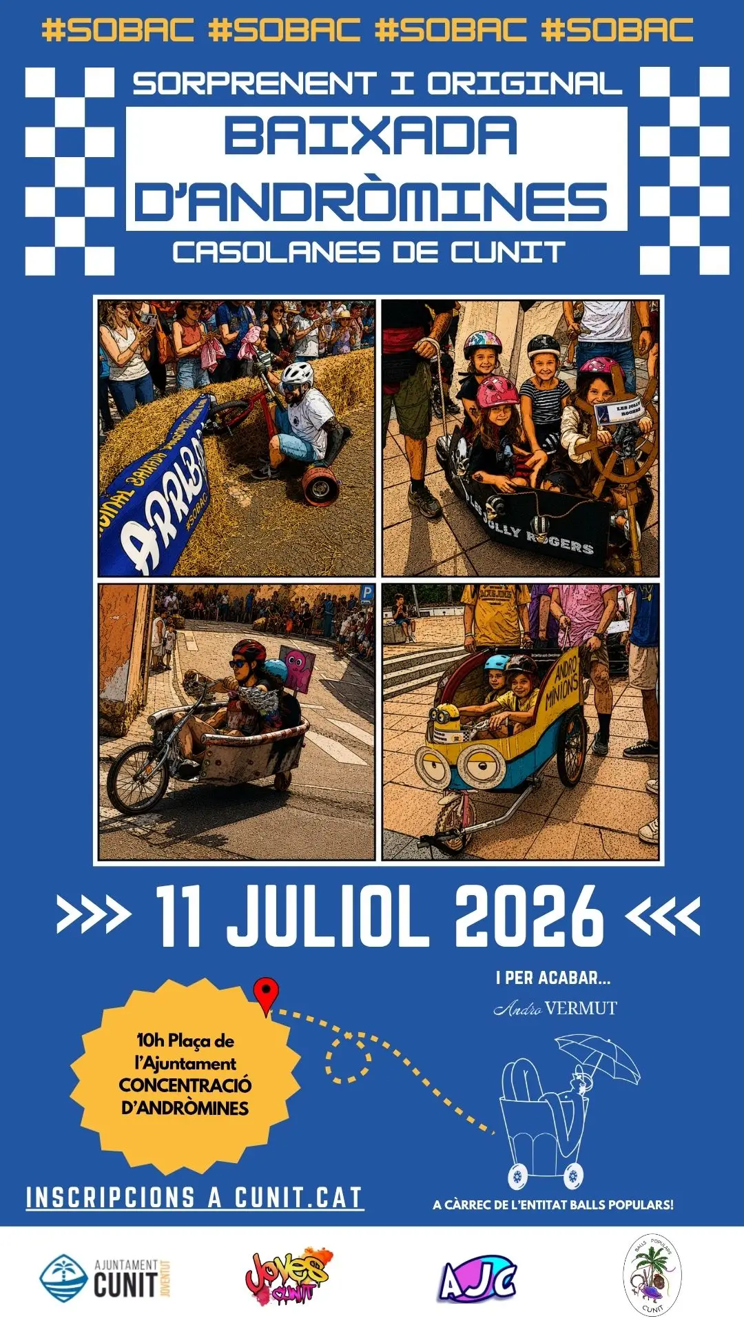 Prepara’t per la 3a Edició de la #SOBAC, la Sorprenent i Original Baixada d’Andròmines Casolanes de Cunit!